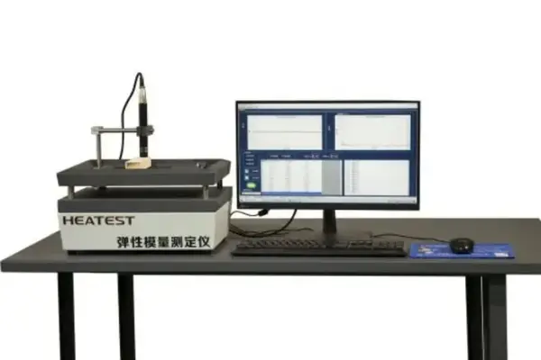High temperature elastic modulus tester