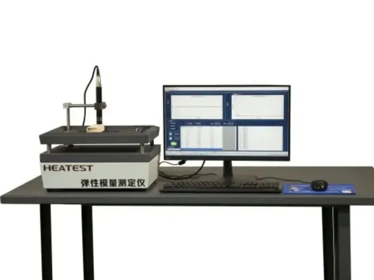 High temperature elastic modulus tester